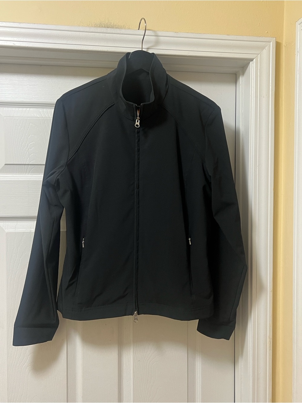 Lucy Black Full-Zip Lightweight Jacket